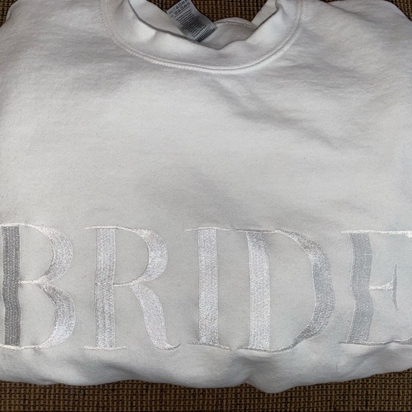 BRIDE embroidered crewneck-Medium - Picture 3 of 3
